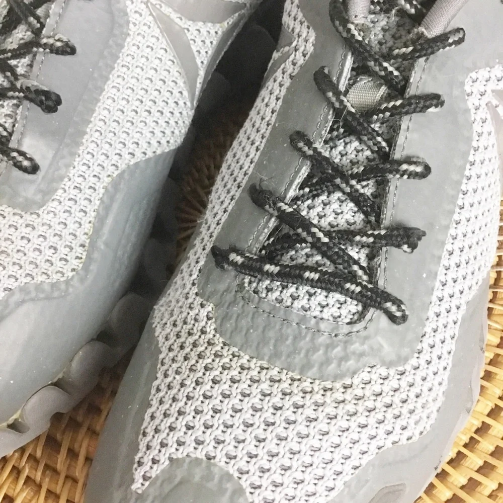 Reebok Zig Tech Gray Running Shoes Size 9.5 Mens - Picture 3 of 8